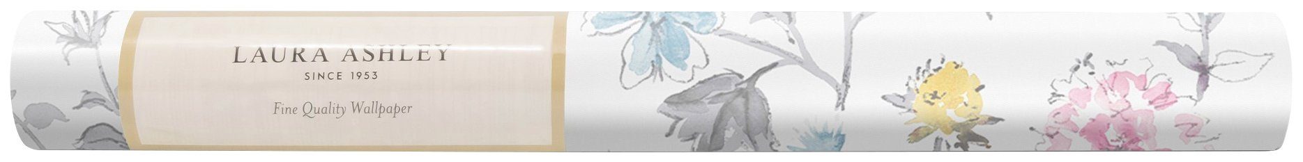 LAURA ASHLEY Vliestapete Wild Meadow, gemustert, FSC® zertifiziert, mit lebhaftem Druck, 10 Meter Länge. € 52,99, (€ 10,19 pro 1 qm).