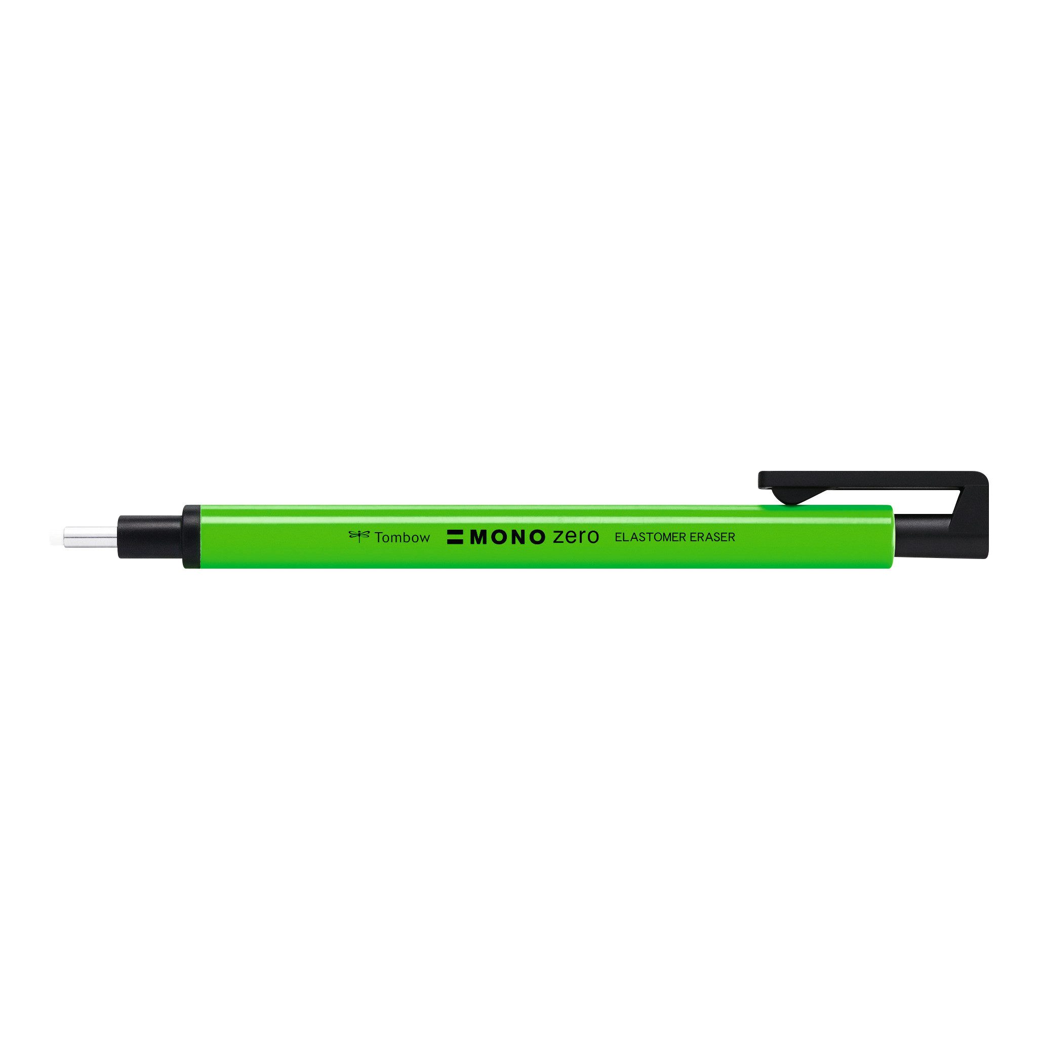TOMBOW Radiergummi MONO zero, Radierstift, runde 2,3 mm Spitze, nachfüllbar, präzises Radieren