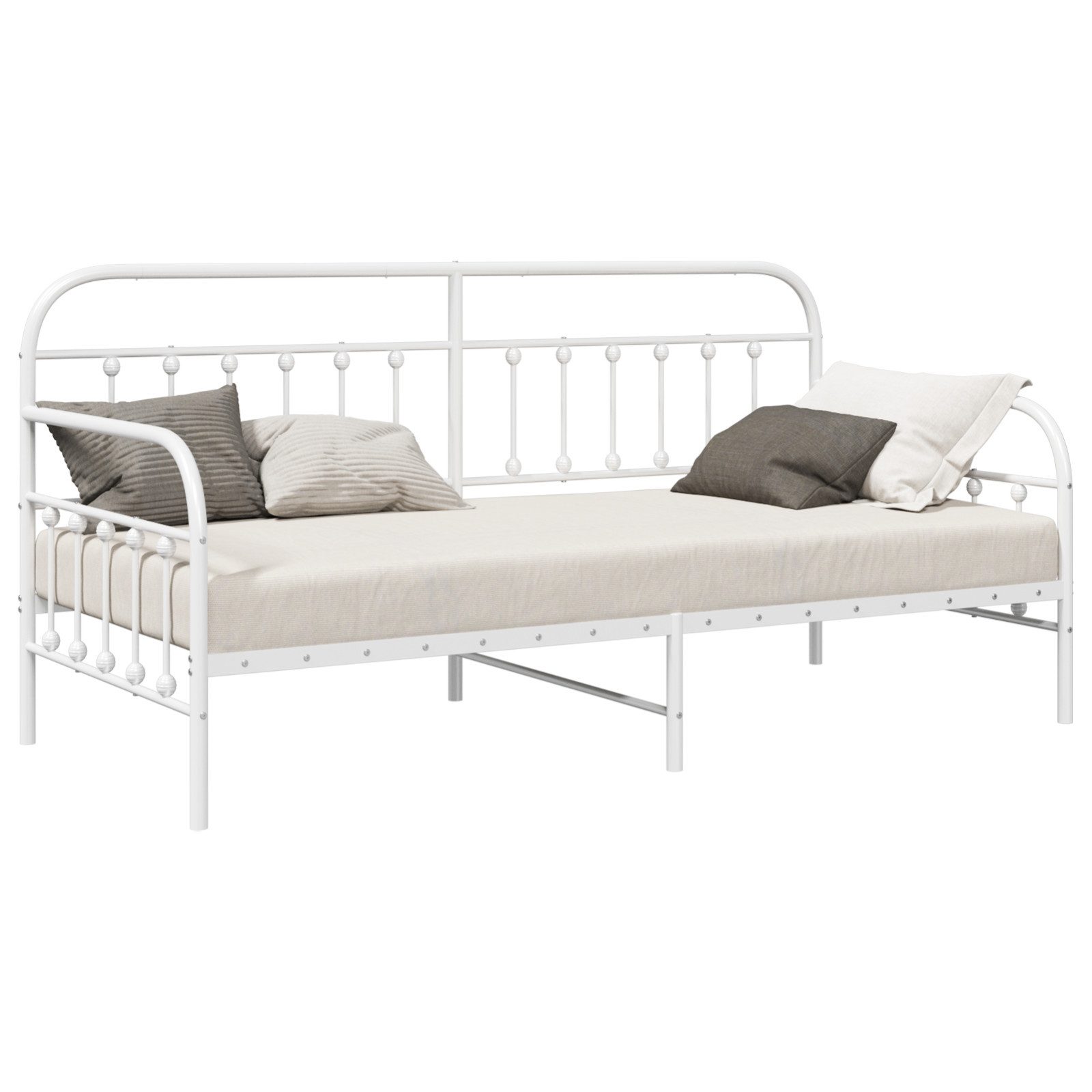 vidaXL Bett Tagesbett Weiß 90x200 cm günstig online kaufen