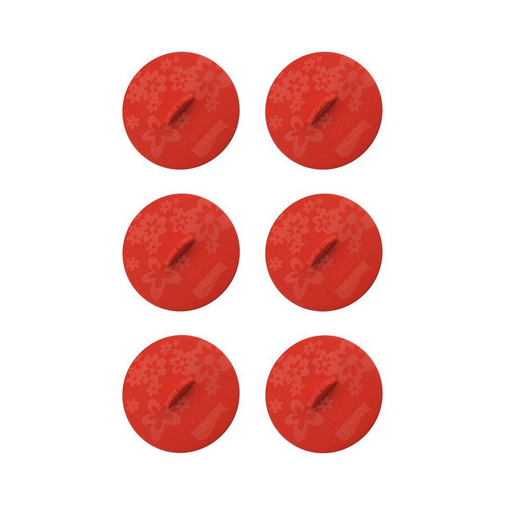 Kochblume Frischhaltedeckel FrischFIXX, (Spar-Set, 6-tlg), mit Saugeffekt
