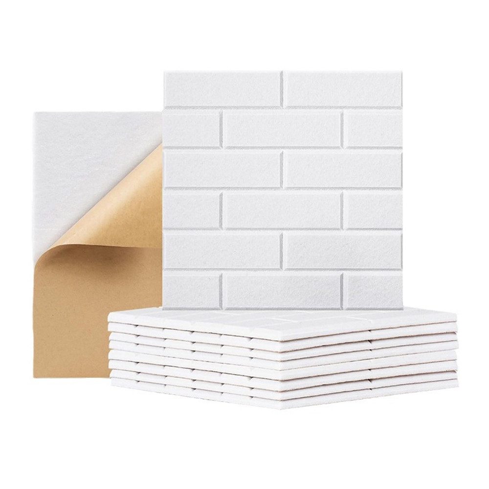 PFCTART Schallschutzpaneel Akustik-Absorptionsplatte Polyester-Filz Original, 0,09 qm, (Set, 12-tlg., 30*30*0.9cm) Mehrfarbig erhältlich – Bild 5 von 5