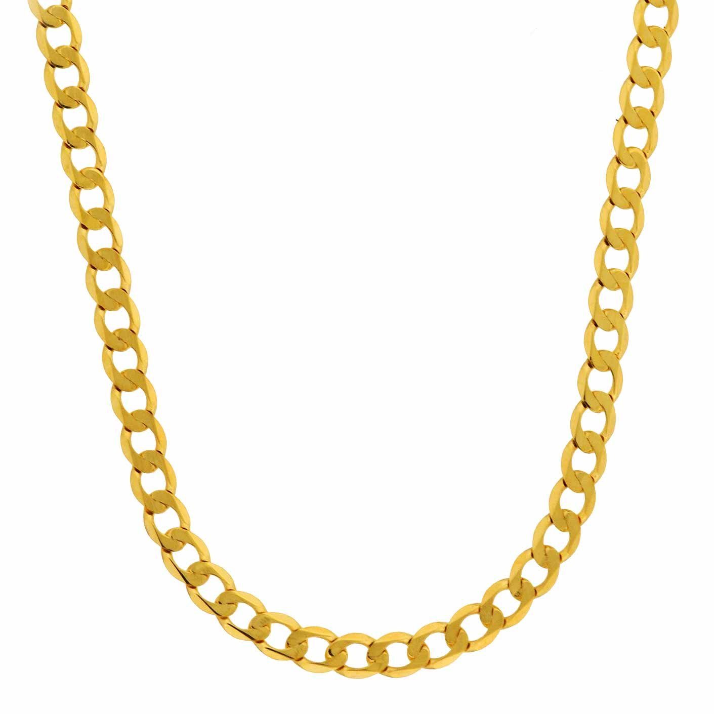 Panzerkette Goldkette Panzerkette Länge 50cm - Breite 3,1mm - 333-8 Karat Gold