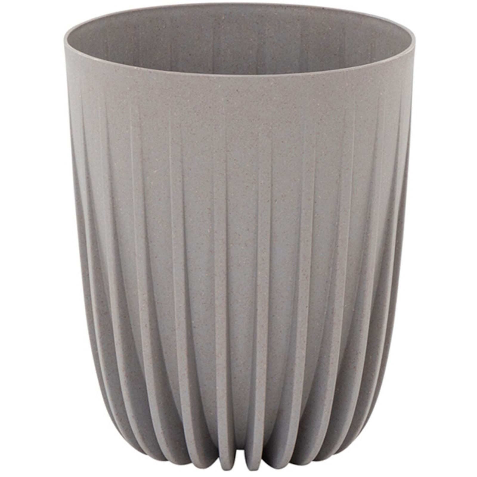 Siena Garden Pflanzkübel Pflanzgefäß PALMA grau 19 cm – Holzfaser, wetterfest