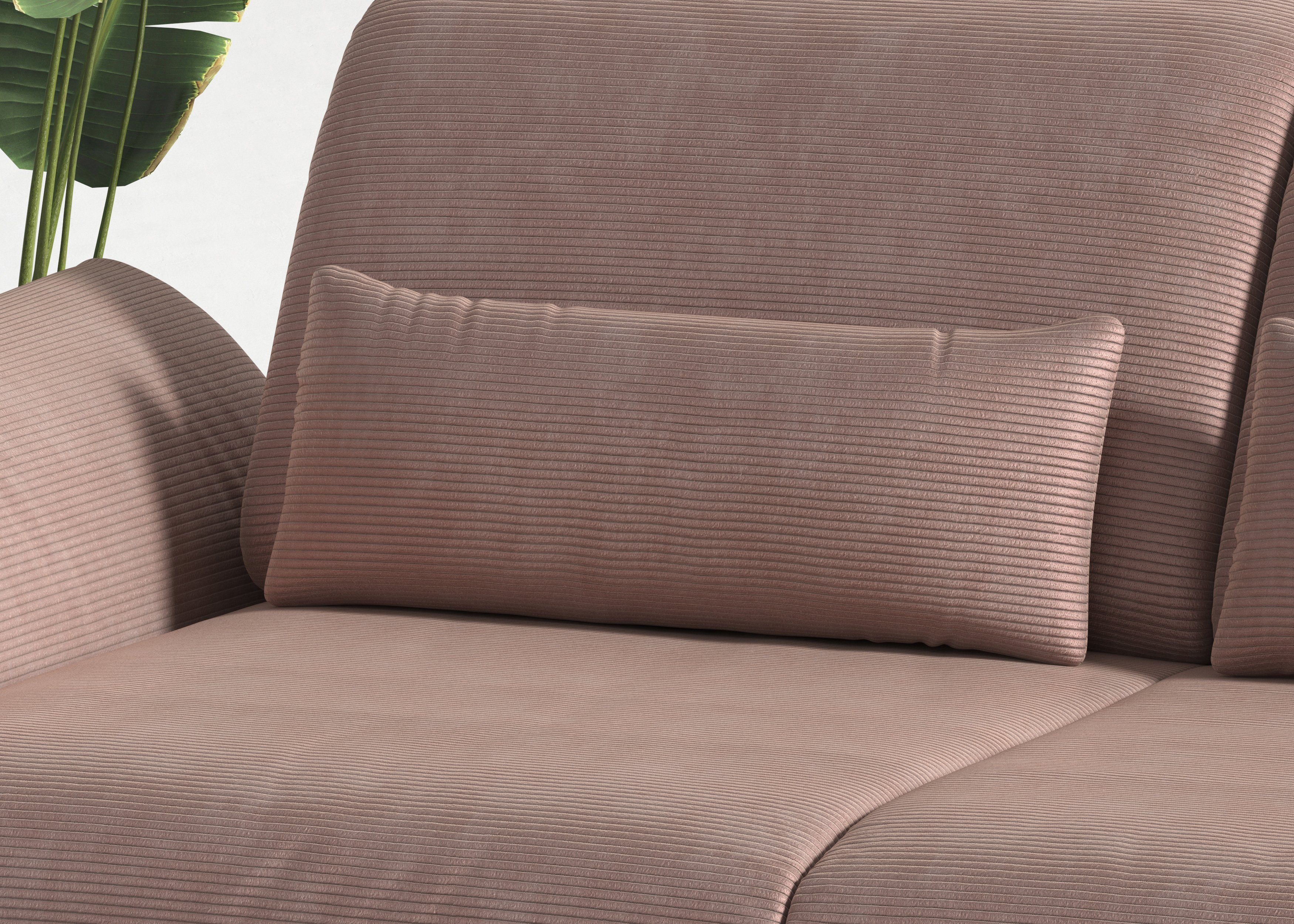 Home affaire Sofakissen Coco, (Set), wahlweise 2er- oder 3er-Nierenkissen-Set, Breite jeweils 64 cm