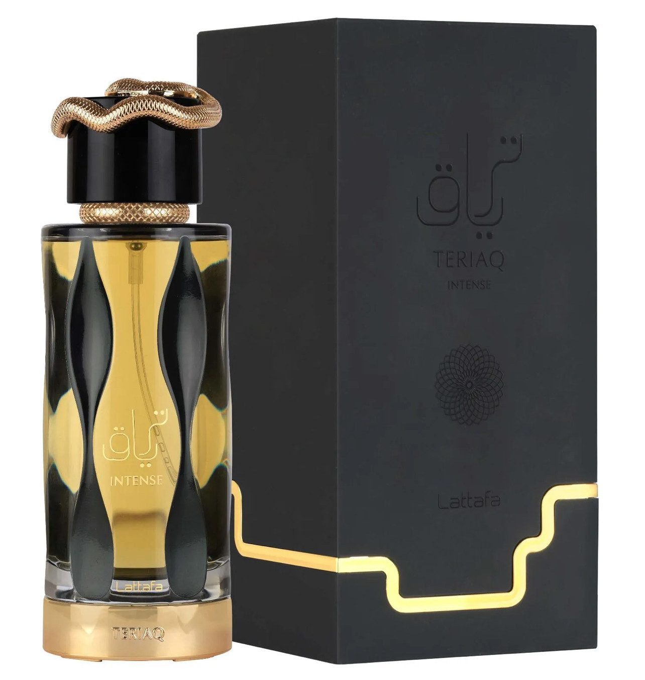 Lattafa Eau de Parfum Teriaq Intense, Glasflakon, Parfüm EDP, Unisex Duft