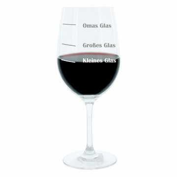 LEONARDO Weinglas XL Omas Glas, Glas, lasergraviert