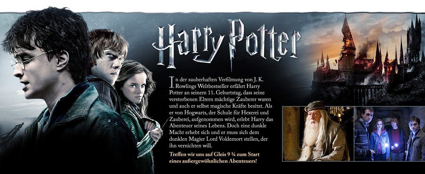 Warner Bros. DVD Harry Potter: The Complete Collection - Alle 8 Filme DVD, (8-St)