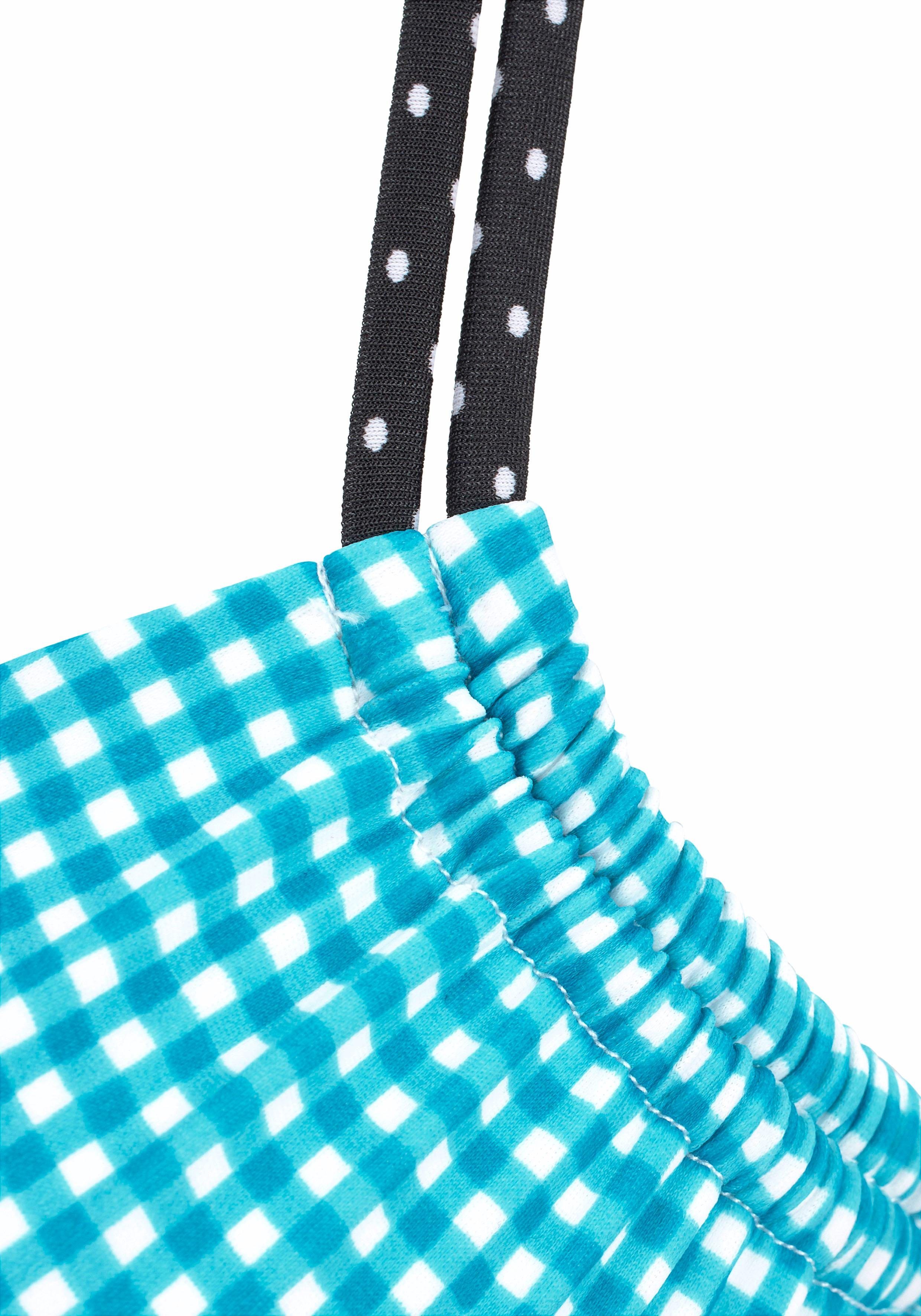 Buffalo Bügel-Bikini-Top Florida, verstellbare Doppelträger, seitlich zu raffen, Mix-Kini