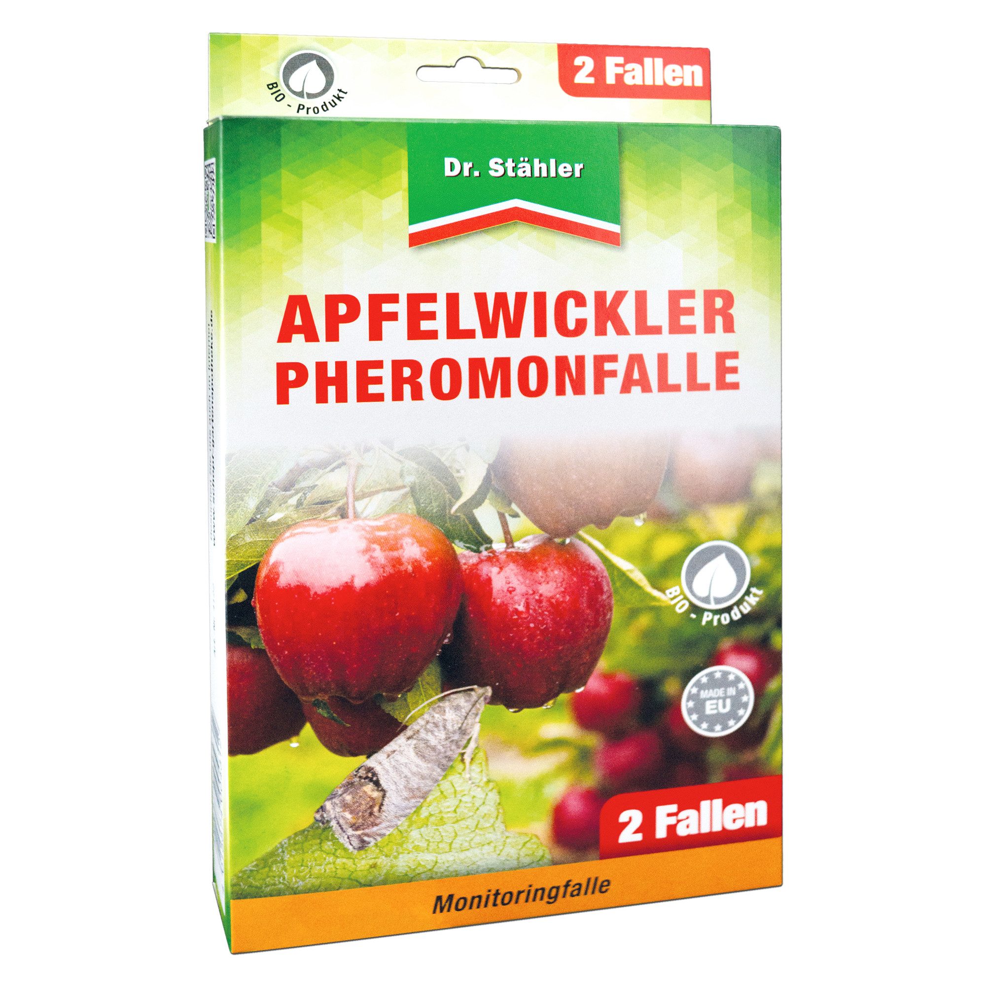 Silberkraft Klebefalle Apfelwickler Pheromonfalle: Effektiver Schutz für Obstbäume, Monitoringfalle - Für Apfelbäume & Obstgärten – Ohne Insektizide