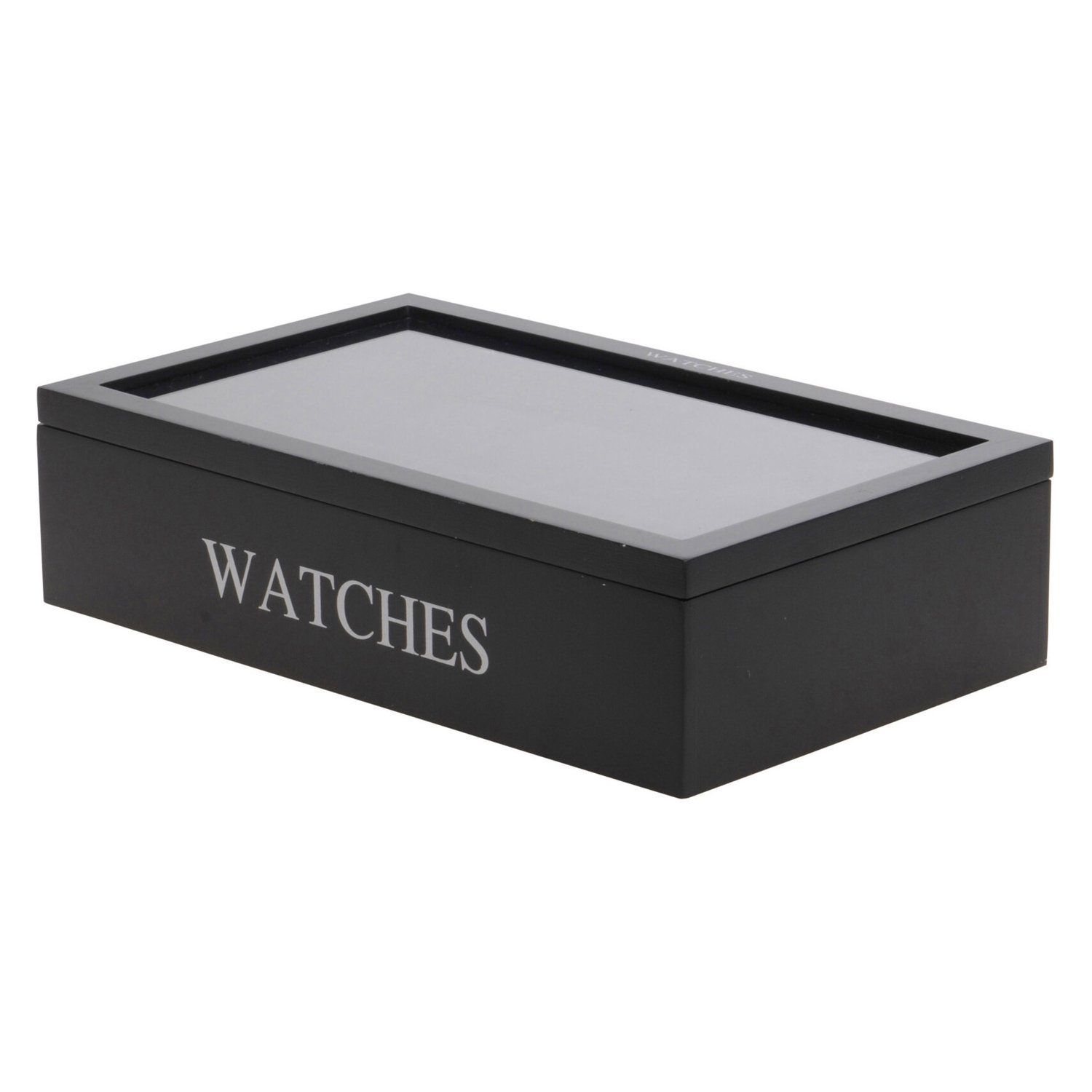 Mojawo Aufbewahrungskorb Uhrenvitrine Uhrenkiste Uhrenbox für 12 Uhren inkl günstig online kaufen