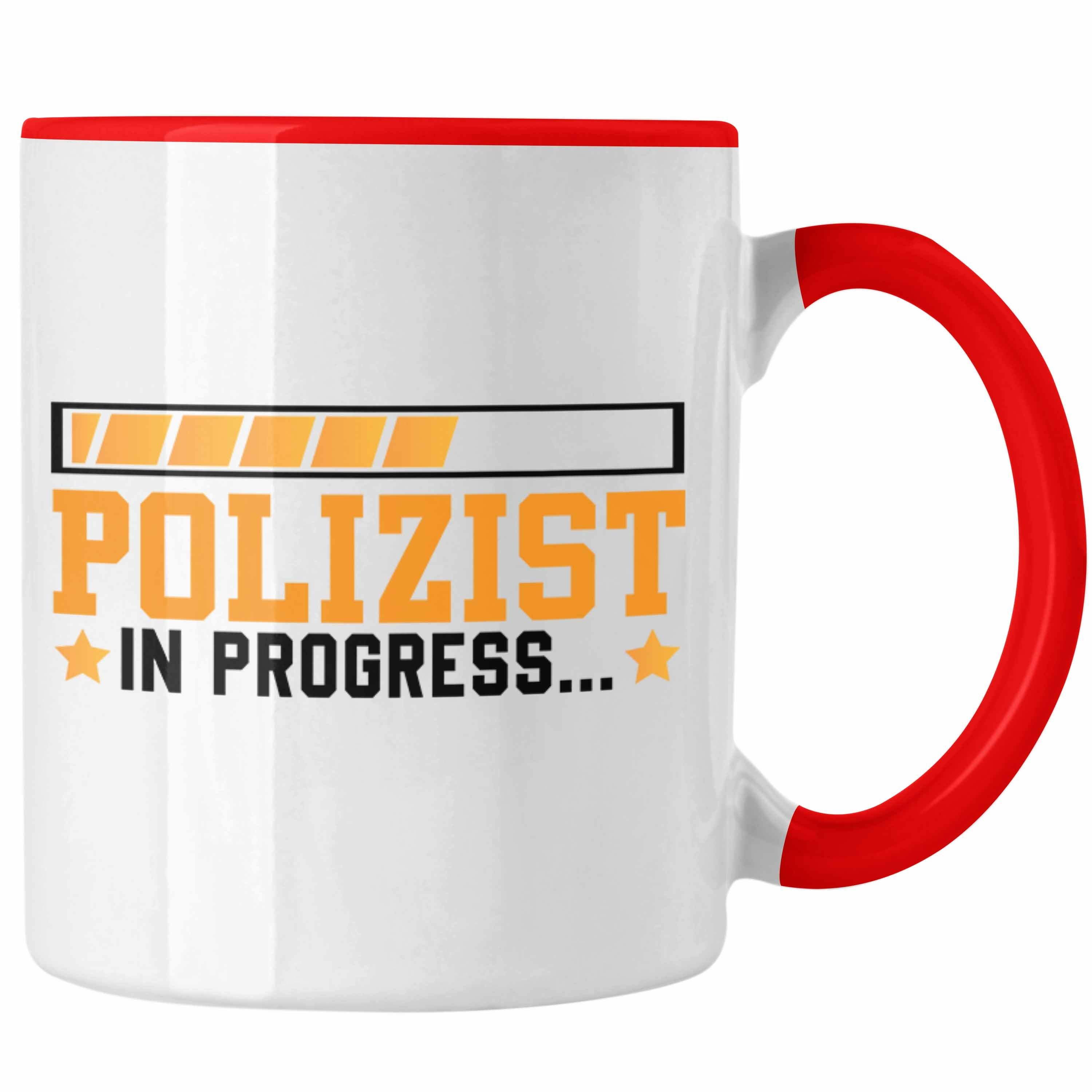 - Tasse Ausbildung Polizei Polizist Trendation In Geschenkidee Trendation Tasse Geschenk Rot Progress