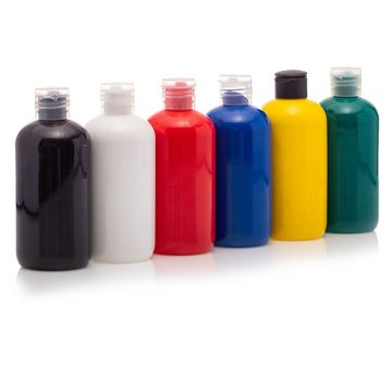 SÜDOR Acrylfarbe Acrylfarben Set 6x250ml (1500 ml)-deckende Malfarben- schnell trocknen