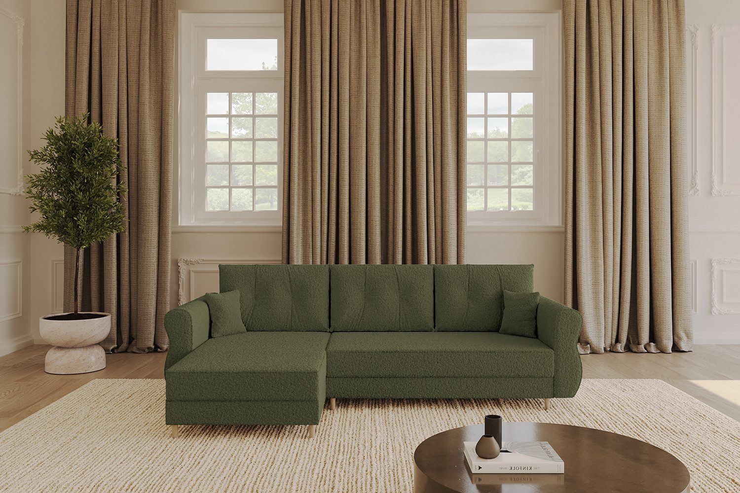 ALTDECOR Ecksofa APOL-L, Couch mit Schlaffunktion, günstig online kaufen