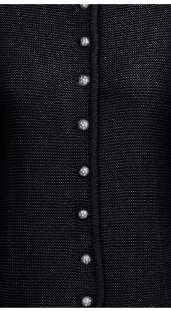 Nübler Trachtenstrickjacke Strickjacke Langarm Anni in Schwarz von Nübler günstig online kaufen