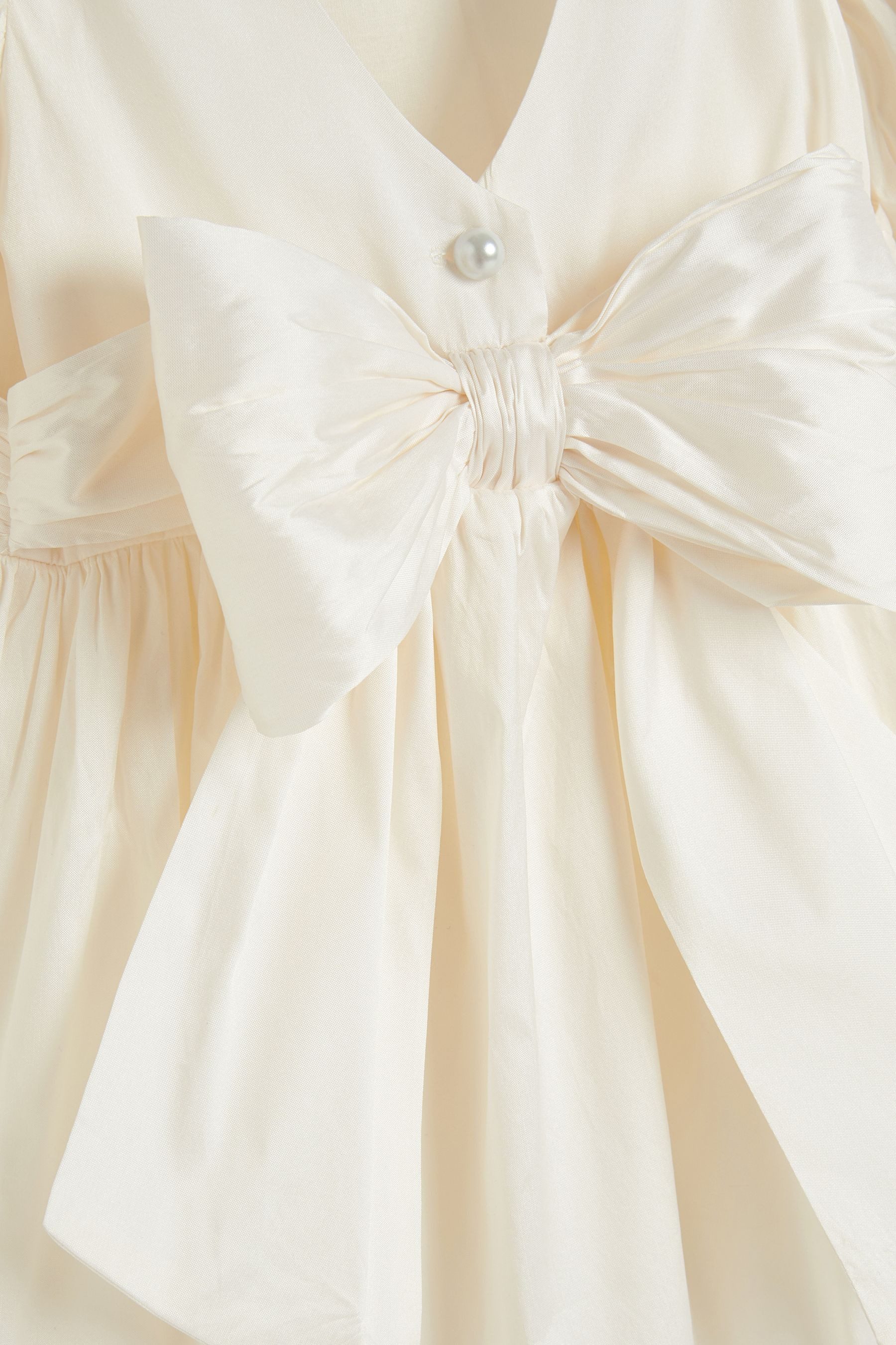 Next Partykleid Taft-Kleid für Mädchen mit Print und Schleife (1-tlg)