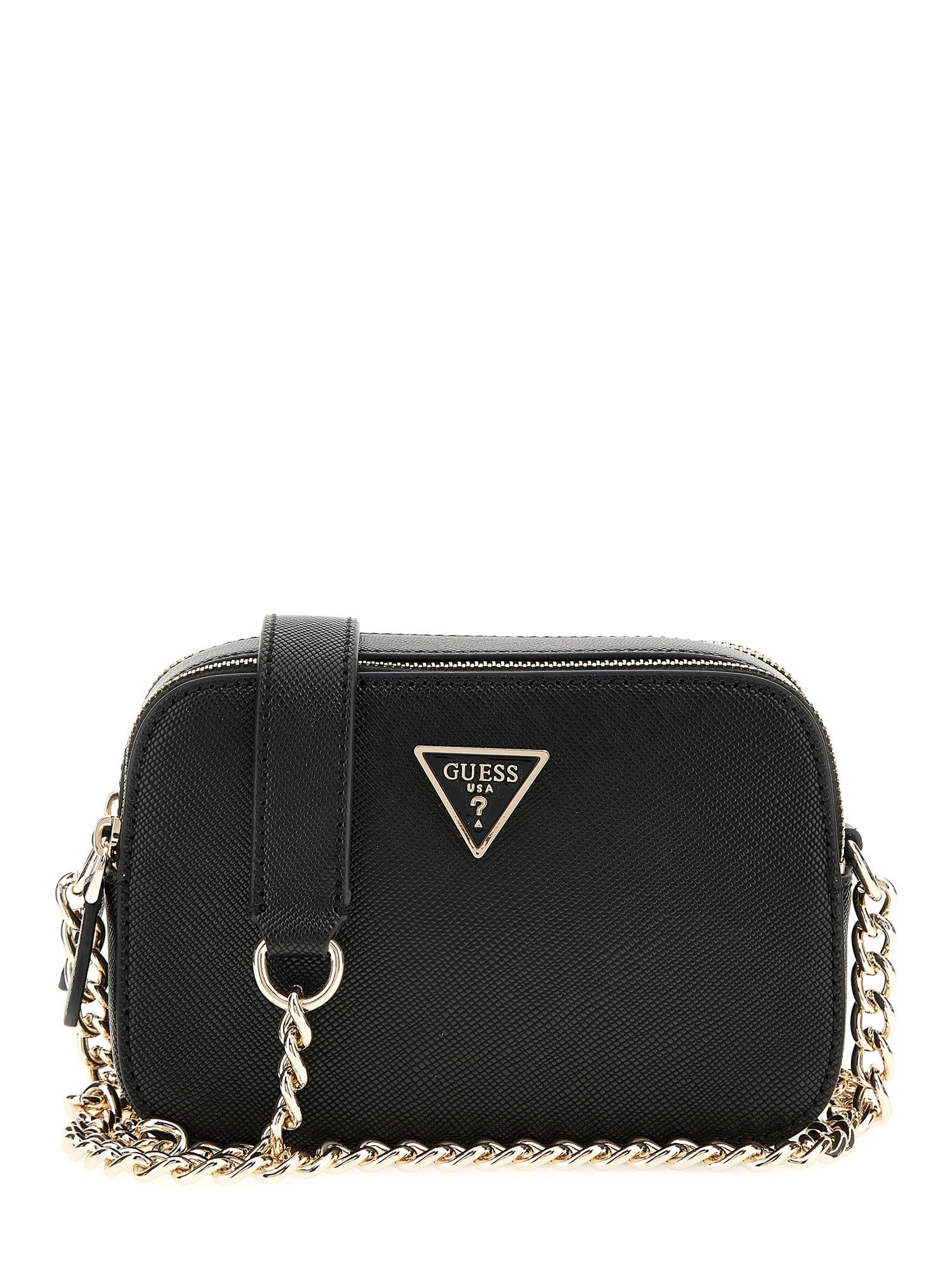 Guess Umhängetasche NOELLE II CROSSBODY CAMERA, Handtasche, Abendtasche, Schultertasche mit Umhängekette