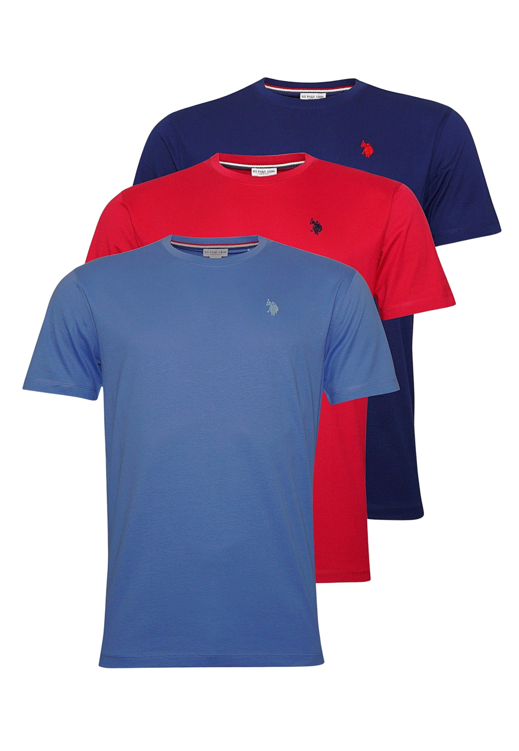 U.S. Polo Assn. T-Shirt T-Shirt 3 Pack Kurzarmshirt (3-tlg., 3) günstig online kaufen