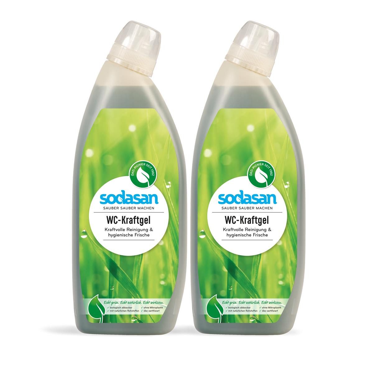 Sodasan WC-Kraftgel 0,75L (2er Pack) WC-Reiniger