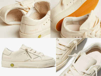 GOLDEN GOOSE Golden Goose Kids Unisex May Leather Low-Top Star Sneakers Schuhe Shoe Sneaker