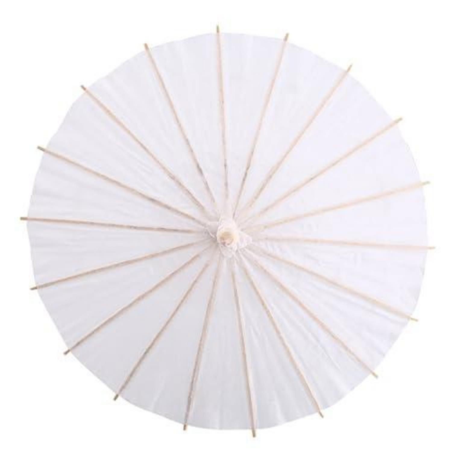 LuxusKollektion Stockregenschirm Papierschirm weiß Small