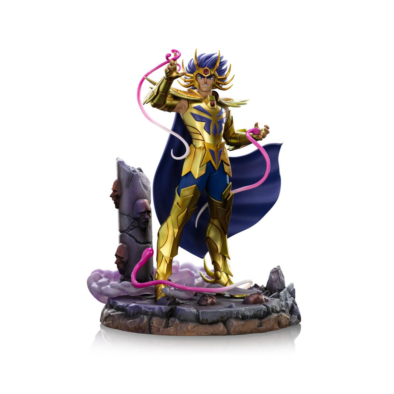 Iron Studios Erotik-Actionfigur Saint Seiya Art Scale Statue 1/10 Cancer Deathmask 23 cm