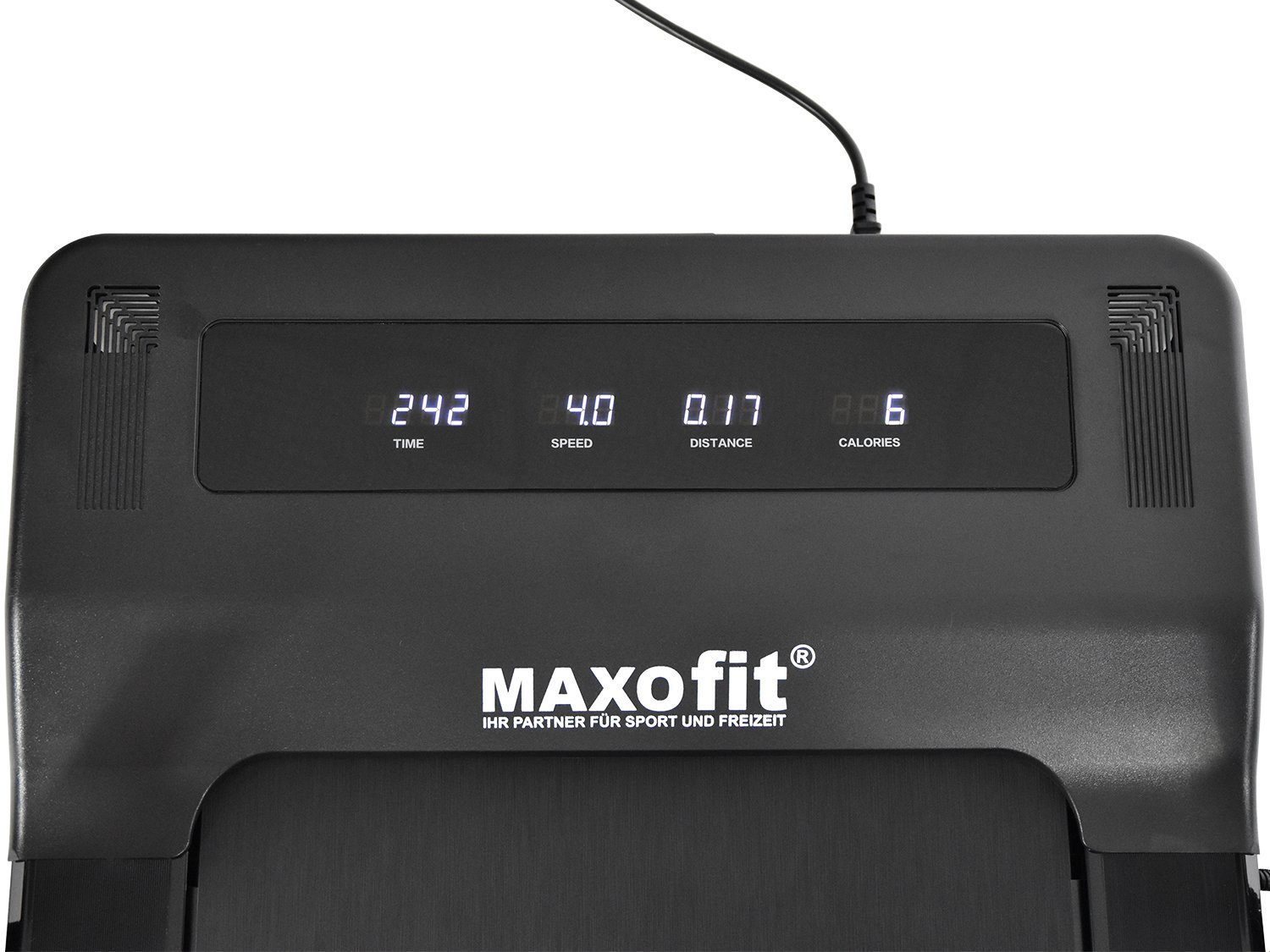 MF-2 Maxofit Walking Schwarz Laufband Laufband mit Bluetooth-Lautsprecher Mini