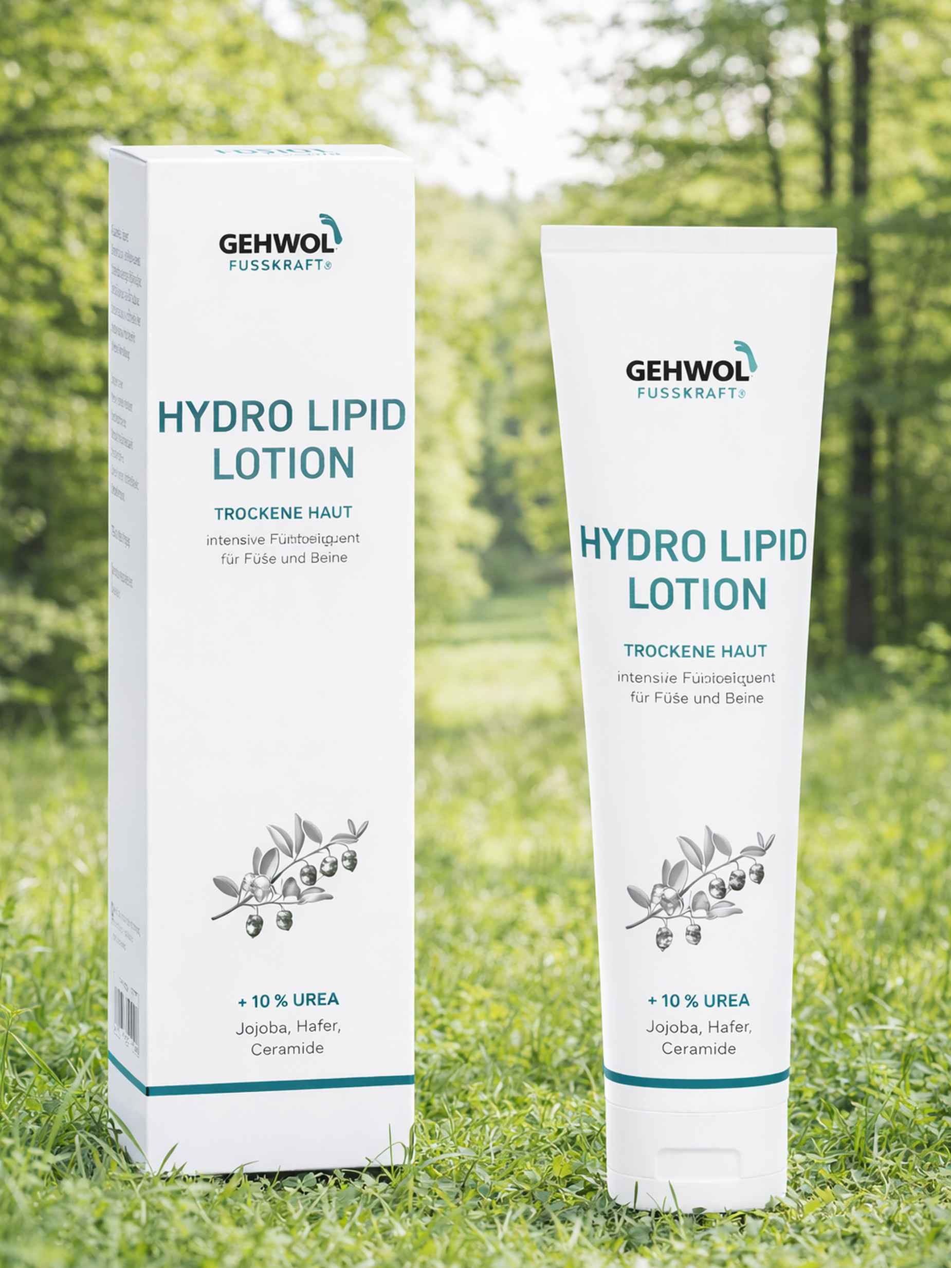 Eduard Gerlach GmbH Fußcreme GEHWOL FUSSKRAFT Hydro Lipid Fußlotion mit Urea für trockene Füße 125 Packung