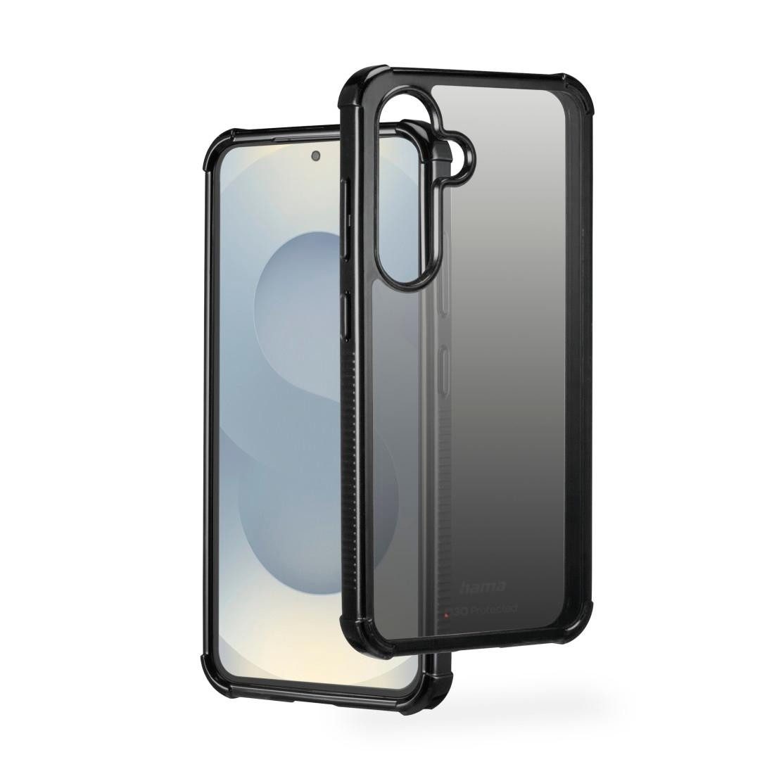 Hama Smartphone-Hülle Handyhülle "Extreme Protect" für Galaxy S25 (stoßfest, sturzsicher), Wireless-Charging