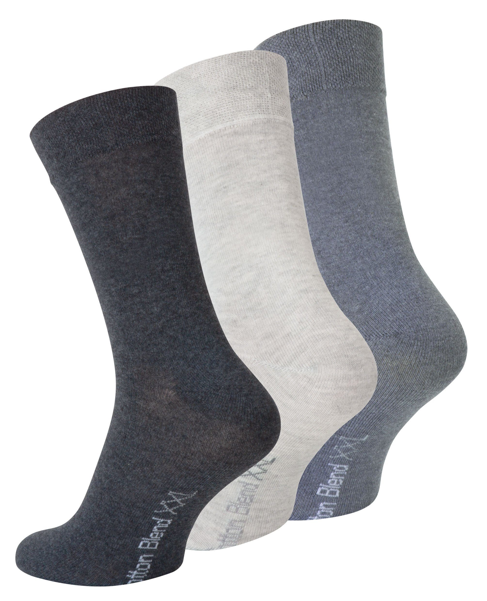 (3-Paar) Socken Cotton in angenehmer Baumwollqualität Prime®