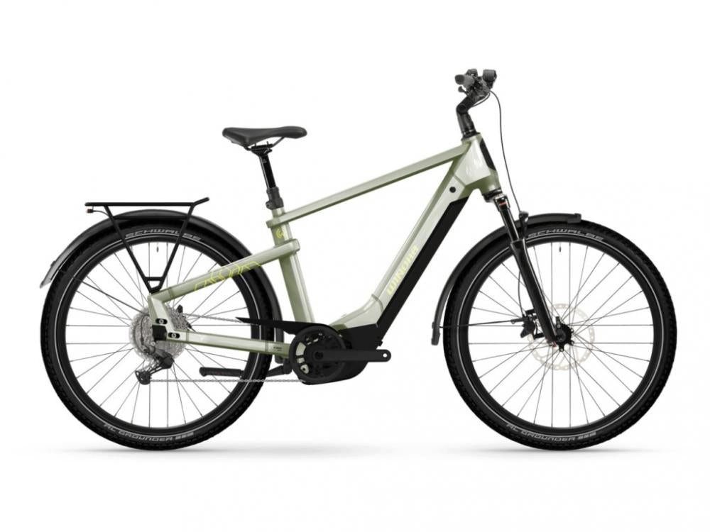 Winora E-Bike YAKUN X10 HIGH i800Wh 10-G Cues 25 WIN BCXK GL_ivory green Rh M