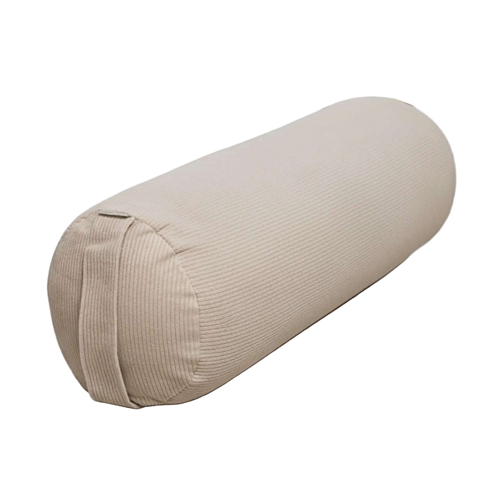 Yogistar Yogakissen Yoga-Bolster yin - rund - Cord, Hochwertiges Yoga-Bolster mit waschbarem Cord-Bezug.