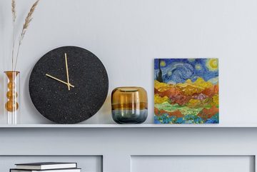 OneMillionCanvasses® Leinwandbild Van Gogh - Sternennacht - Alte Meister, (1 St), Leinwand Bilder für Wohnzimmer Schlafzimmer