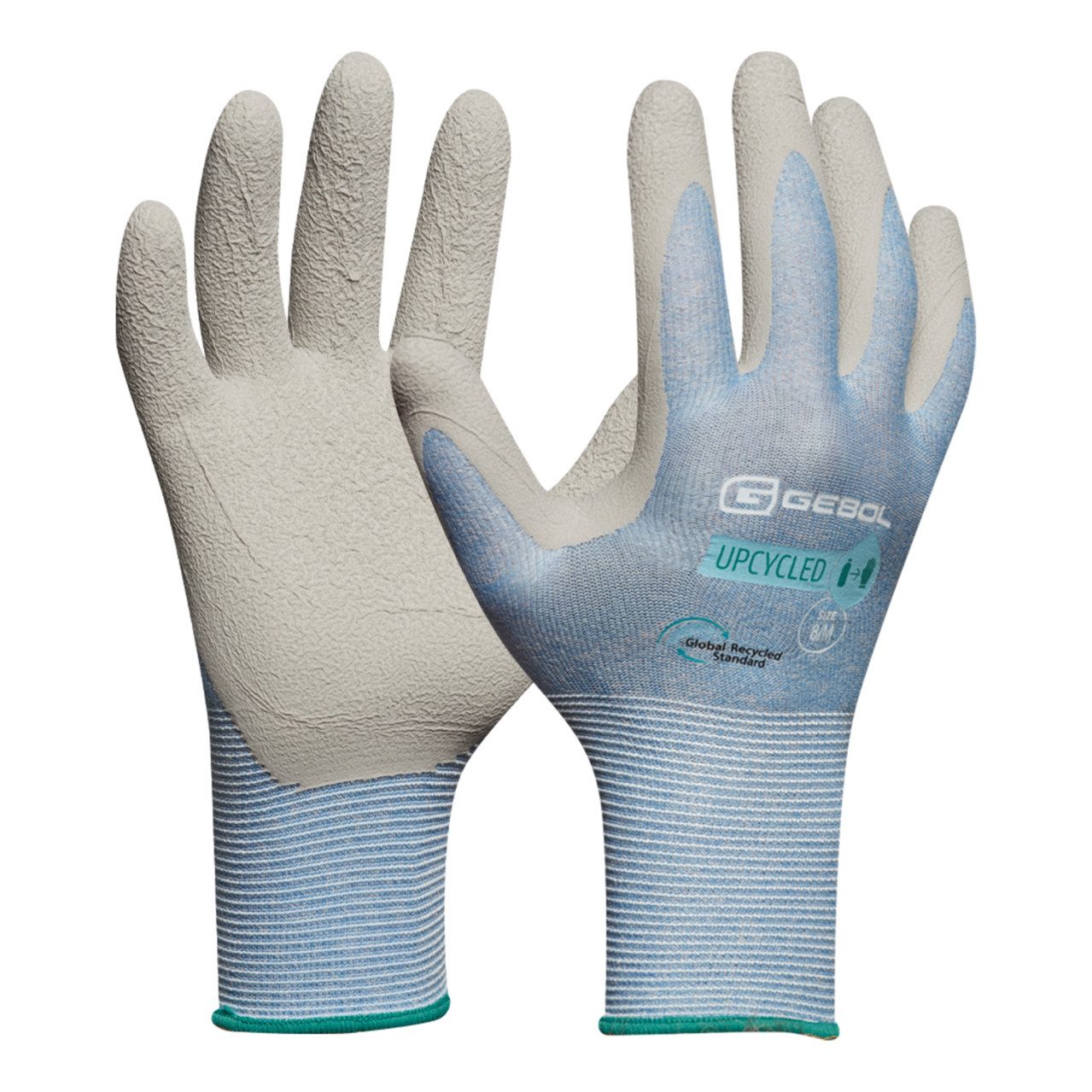 Gebol Arbeitshandschuhe Gebol Handschuh Upcycled Sensitive hellblau