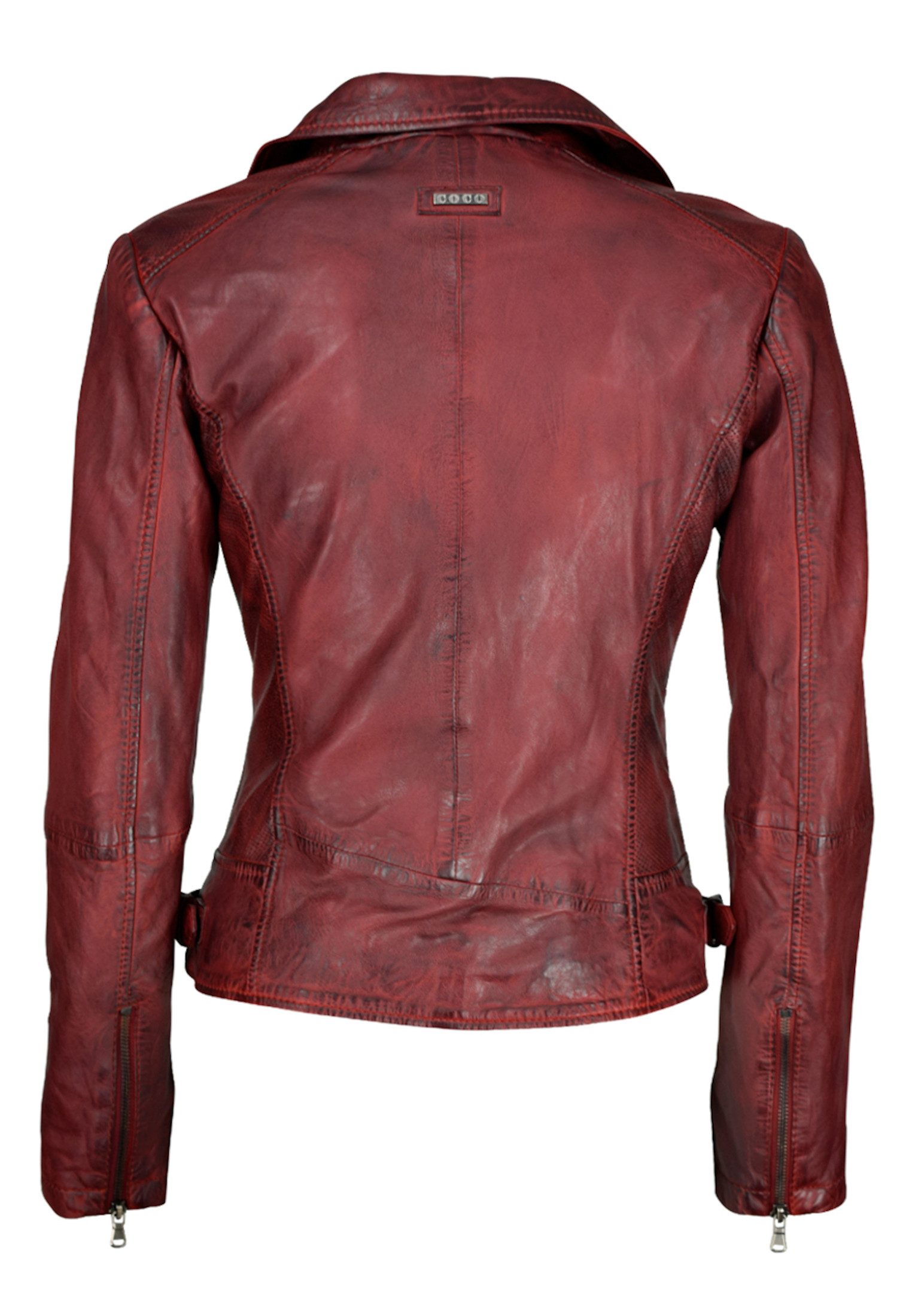 CBL Lederjacke MQ-43585 mit figurbetonter Passform günstig online kaufen