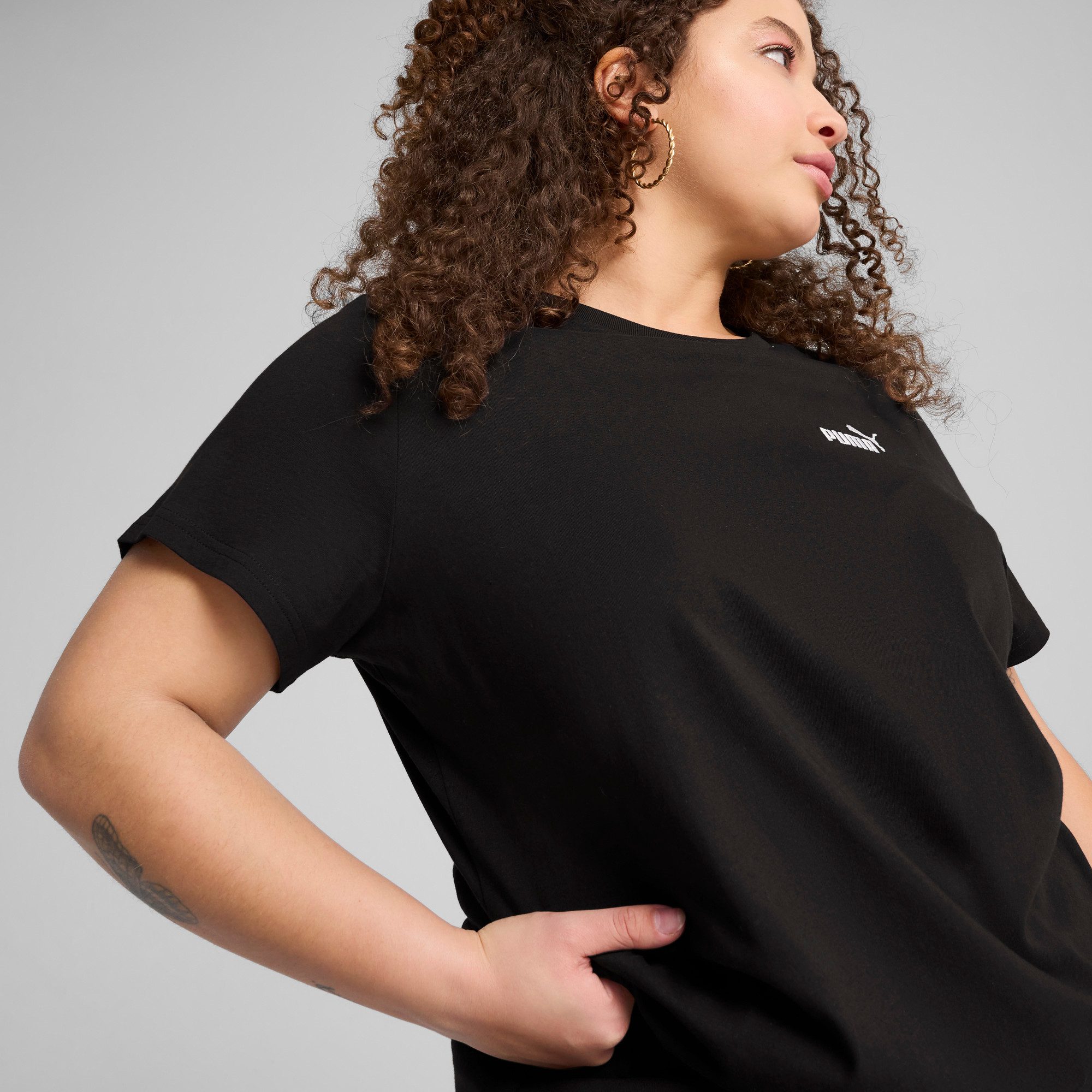PUMA T-Shirt ESS SMALL NO 1 LOGO TEE Kurzarm, für sportliche Looks, aus Baumwolle, Rundhalsausschnitt