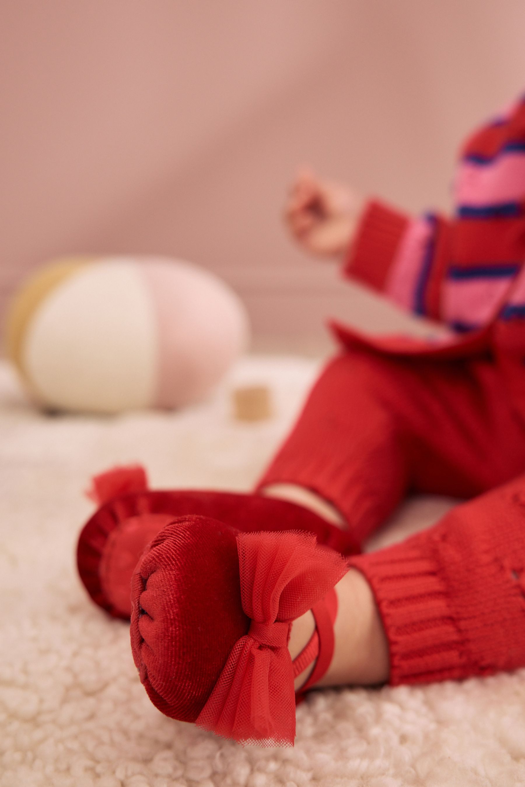 Next Festliche Baby-Schuhe mit Schleife Babystiefel