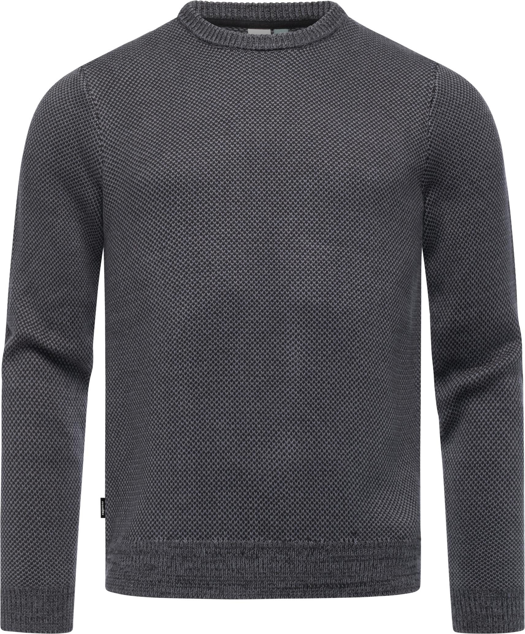 Ragwear Strickpullover Larrs stylischer Herren Sweatpullover mit Rippbündch günstig online kaufen