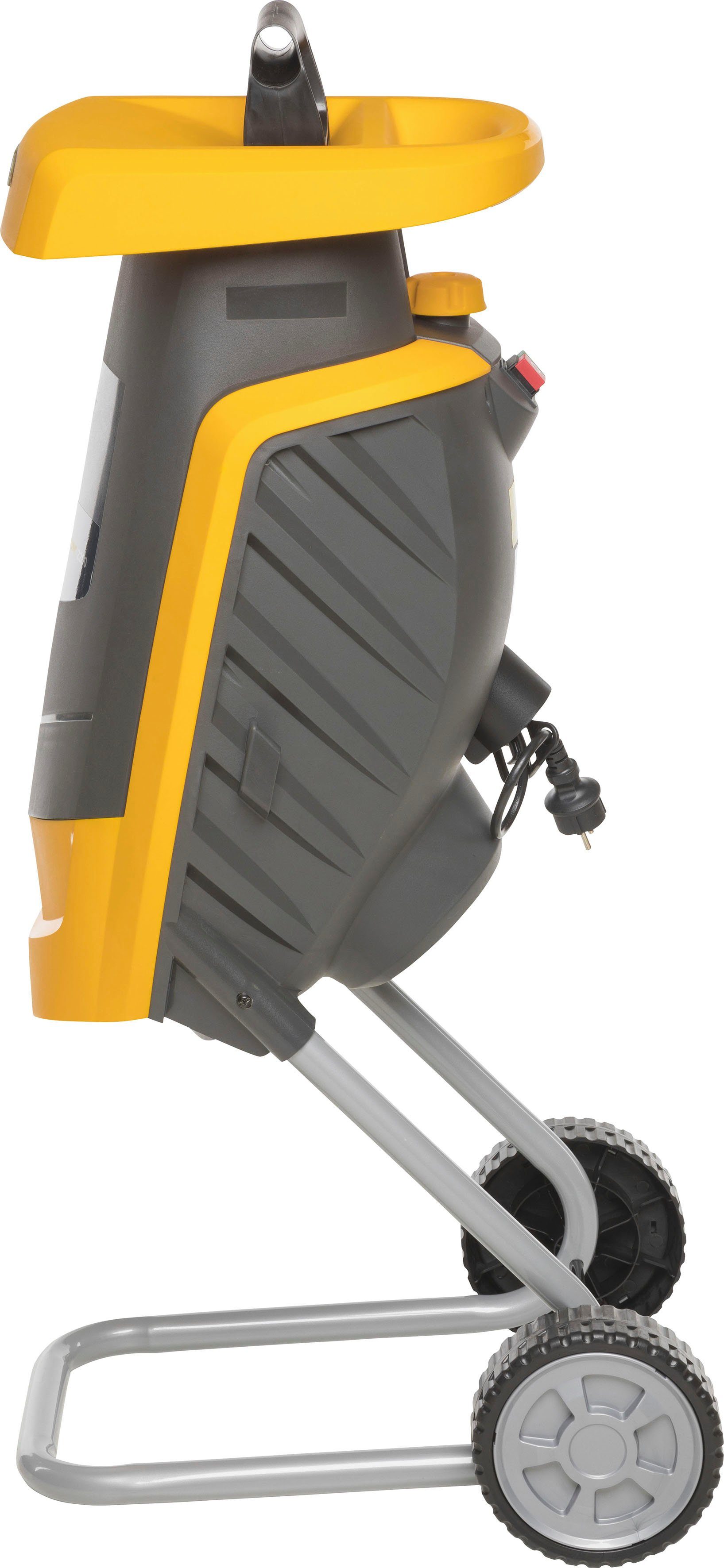 STIGA GARDEN Messerhäcksler Bio Master 2200, 4 cm max. Astdurchmesser, 2200 W, mit Wendemesser und Stopfer für sicheres Nachfüllen