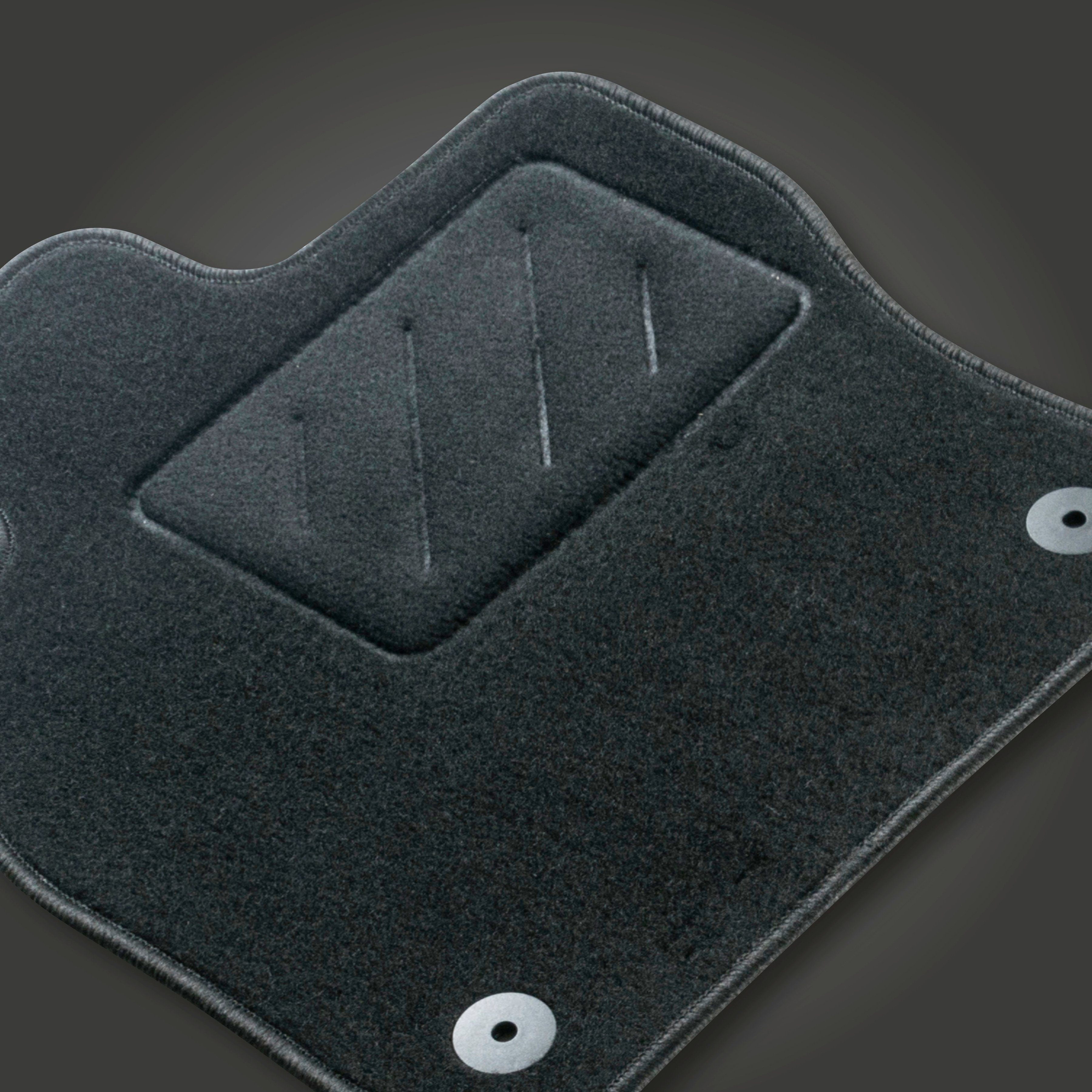 WALSER Passform-Fußmatten für Citroen C4 (4 Standard I St), 07/2006-11/2014
