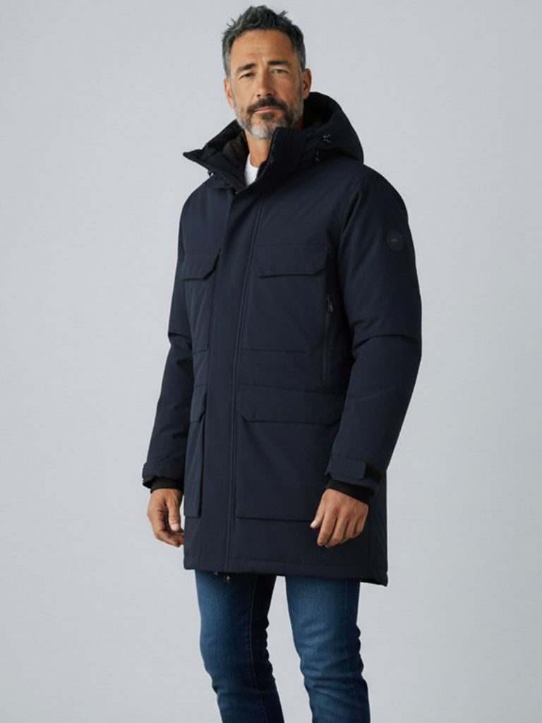 Blue Wave Funktionsjacke Marten Herren Funktionsparka Marten mit Steppfutte günstig online kaufen