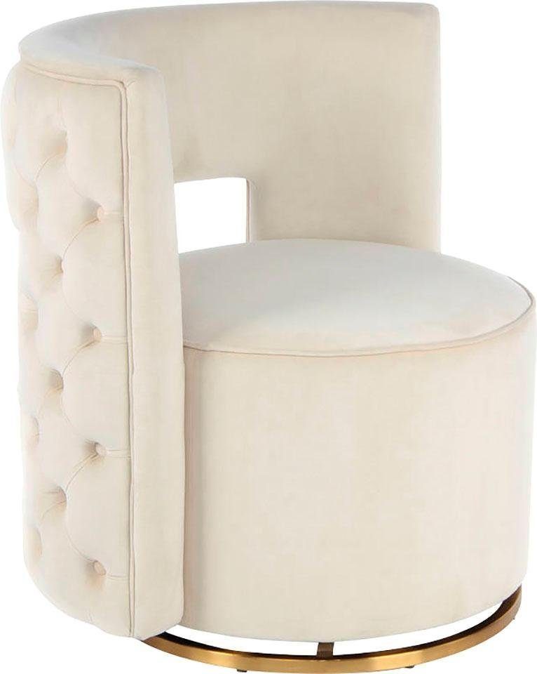 Kayoom Sessel Drehsessel Beverly 125, drehbar, Gestell aus Eisen,samtige Ob günstig online kaufen