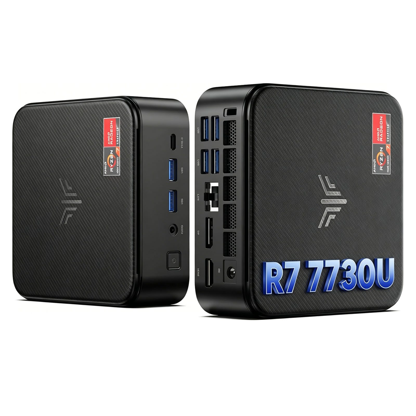 NiPoGi E3B AMD Ryzen 7, 16 GB LPDDR4X RAM, 512GB / 1 TB SSD, WIFI 6 Win11 PRO Mini-PC (AMD Ryzen 7 7730U 7730U, AMD Radeon™ Graphics (Vega 8), 16 GB RAM, 512 GB SSD, Luftgekühlt, 8C/16T, 3 Monitore 4K UHD, Kompakt Homeoffice Büro Pc bis 4,5 GHz)