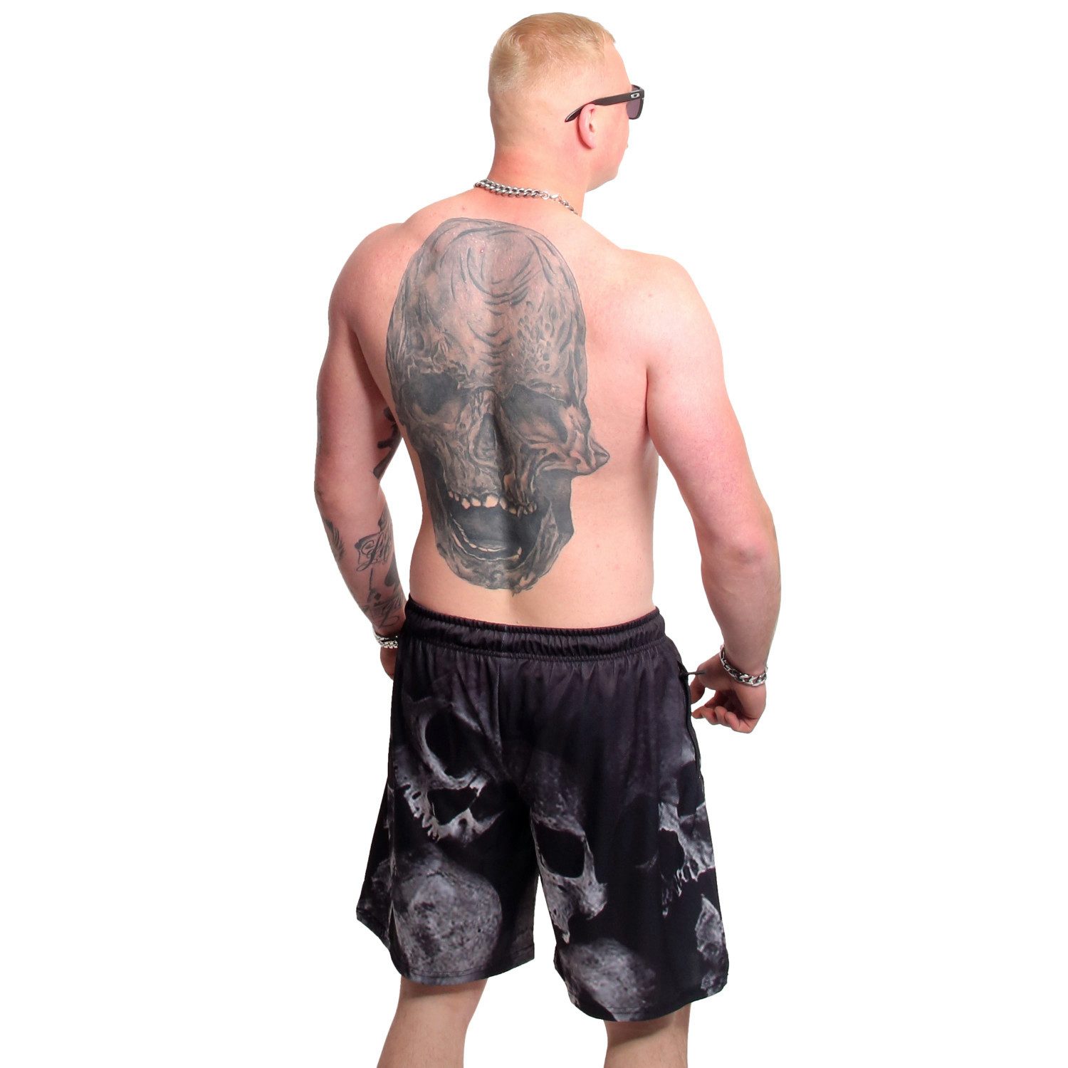 YAKUZA Sweatshorts Battlefield aus hochwertigem Mesh-Stoff günstig online kaufen