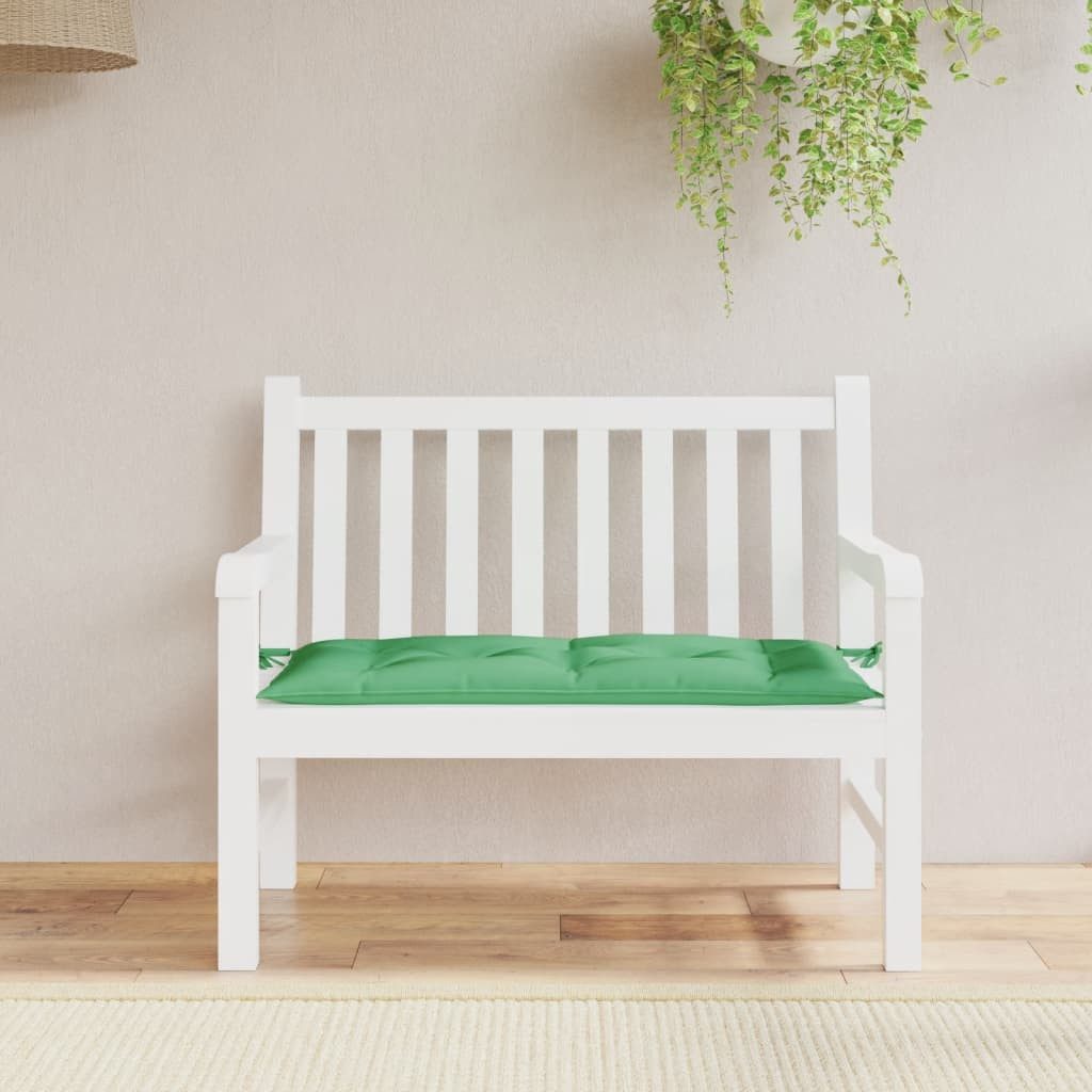 vidaXL Sitzauflage Gartenbank-Auflage Grün 100x50x7 cm günstig online kaufen