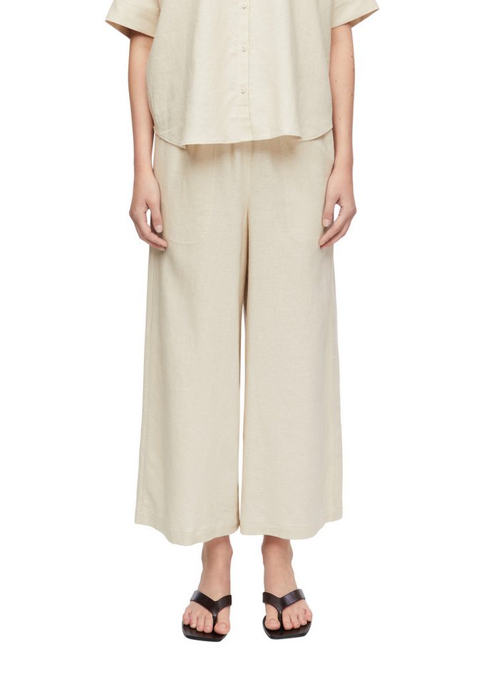 comma Stoffhose mit elastischem Bund
