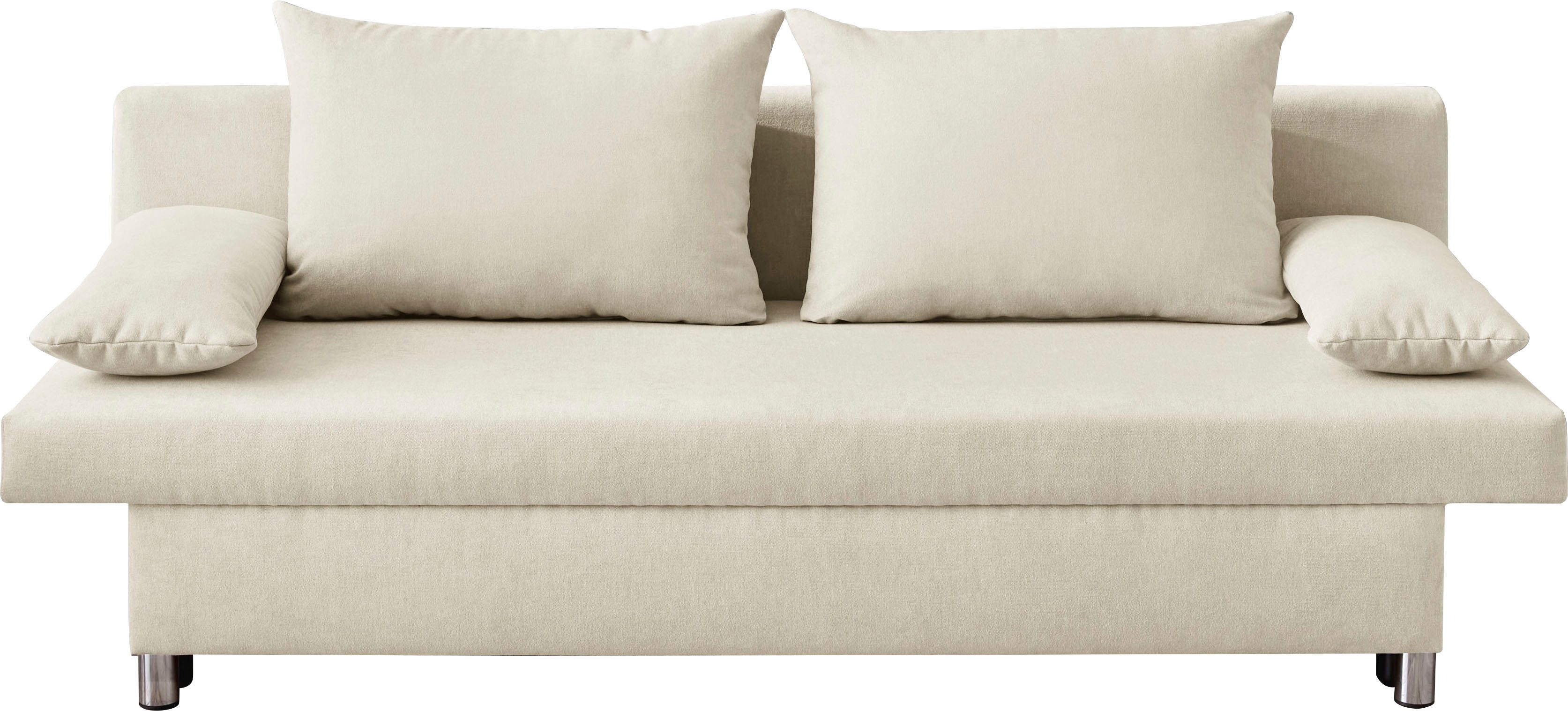 Jockenhöfer Gruppe Schlafsofa B: 191 cm, Liegefl. 120x191 cm, mit Bettfunktion & Bettkasten