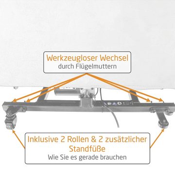 Raburg XXL-Sessel Relaxsessel mit Liegefunktion & Aufstehhilfe, elektrisch, Samson, 200 kg Belastbarkeit, Mikrofaser, Komfortschaum Polsterung, 1 Motor