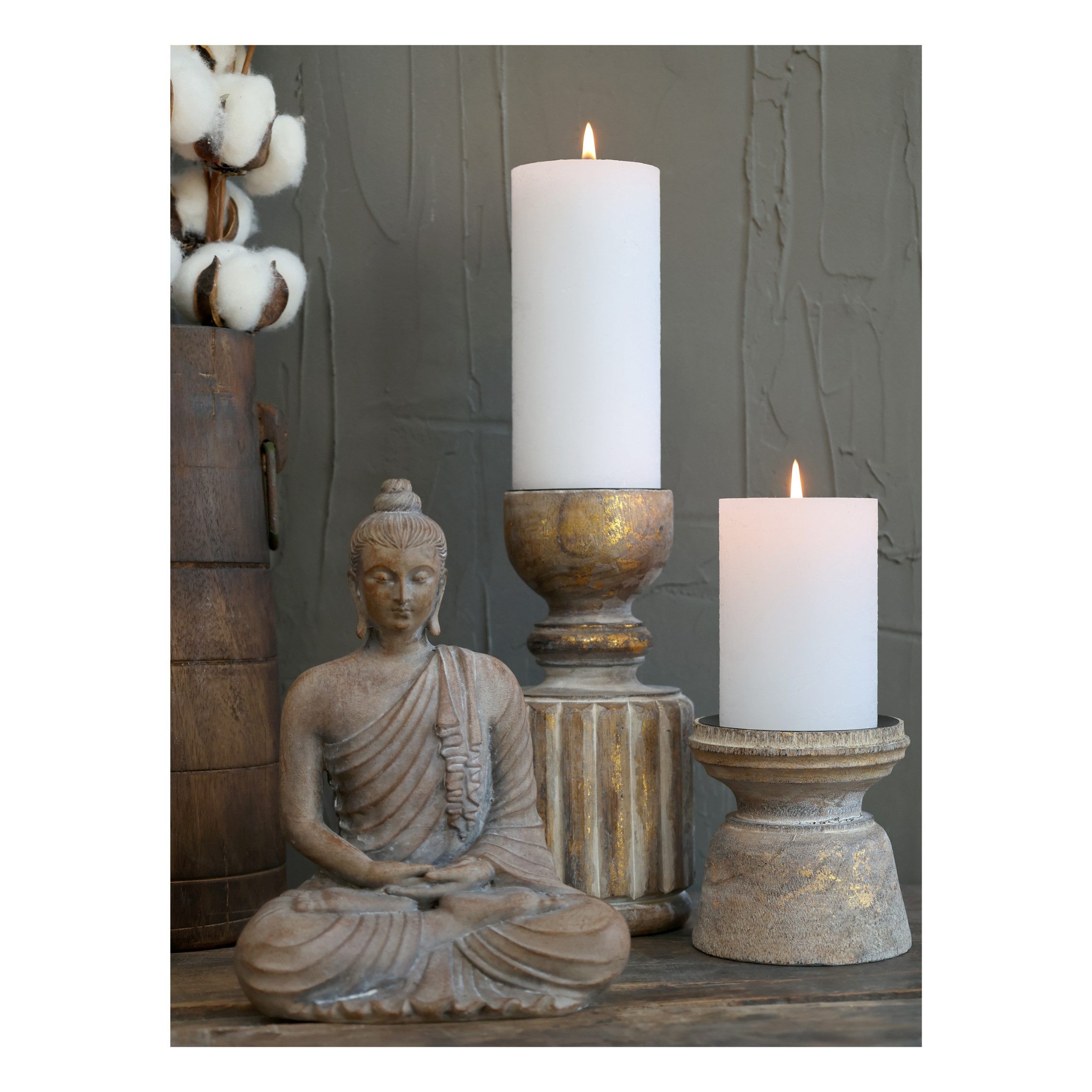 Chic Antique Kerzenständer Chic Antique Kerzenständer mit Rillen