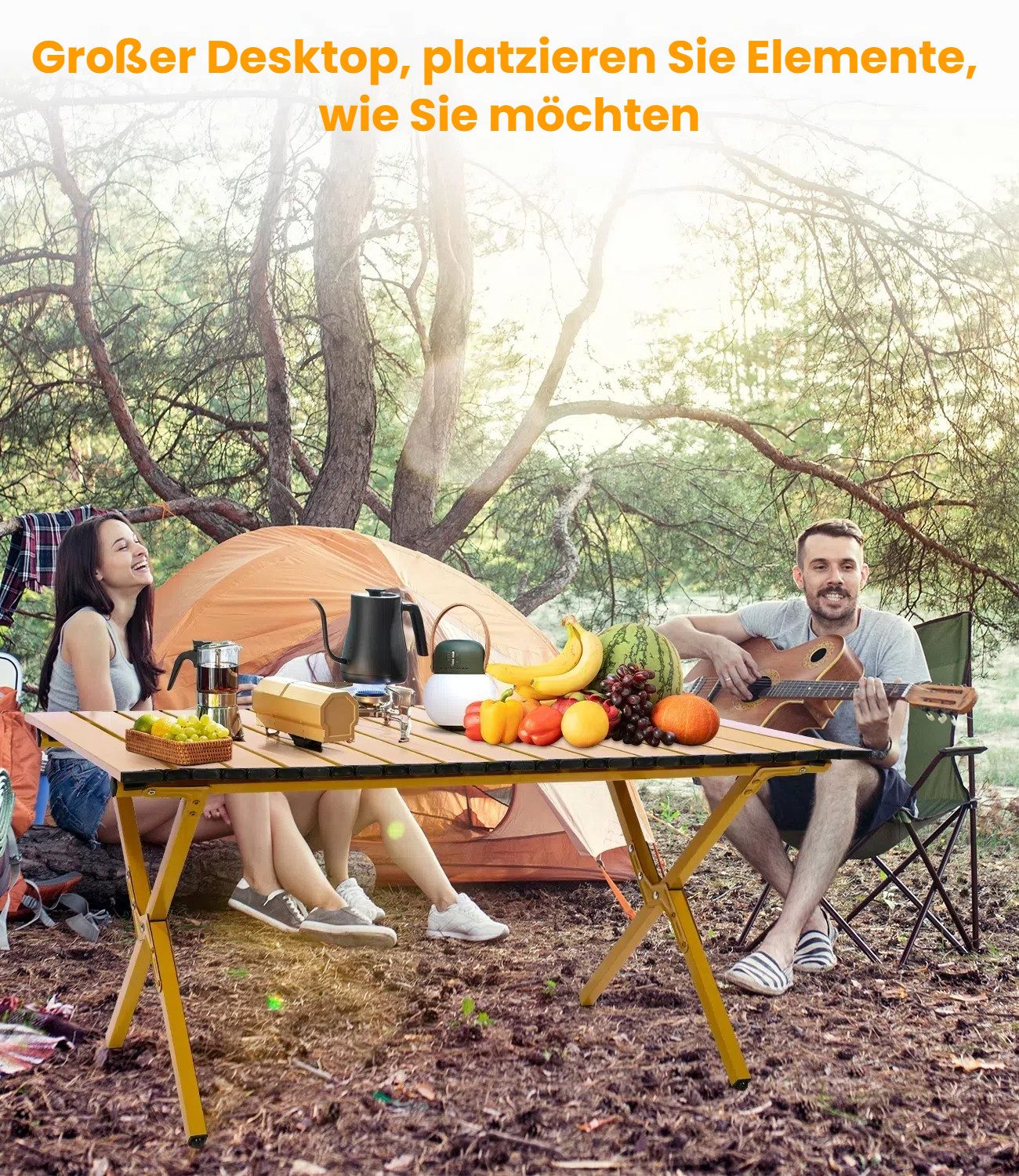 LEAZZLE Campingtisch Outdoor Alu Klapptisch Campingtisch günstig online kaufen