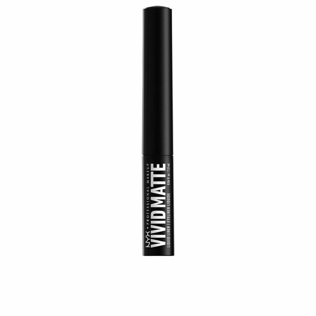 Nyx Professional Make Up Eyeliner Vivid Matte Liquid Liner Black 2ml